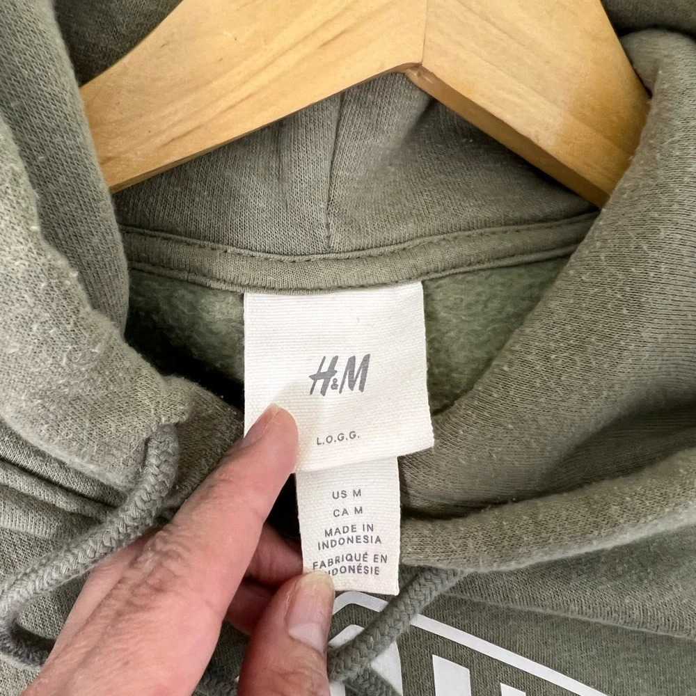 H&M men’s Hoodie Size M - Picture 4 of 8